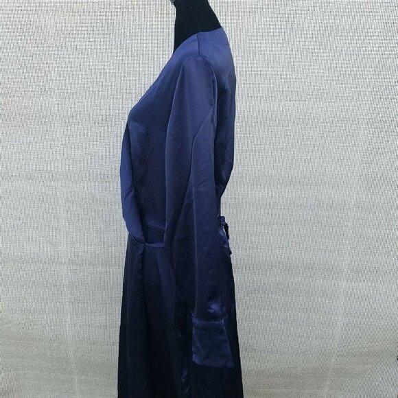 Alfani Wrap Modern Icon Long sleeves Dress. Size 12. New With Tags $99 - Picture 4 of 12